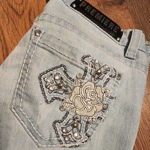 Premier light denim jeans